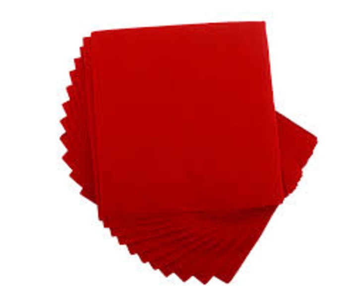 Guardanapo 40x40cm Vermelho