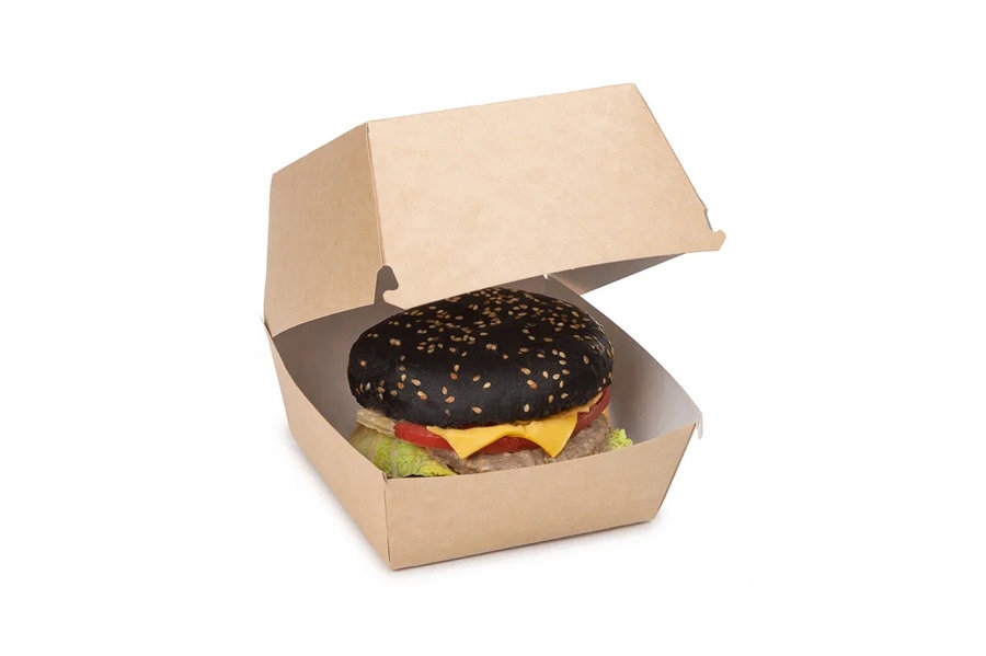Caixa Hamburguer 112/130x112/130x110mm XL Kraft ECO