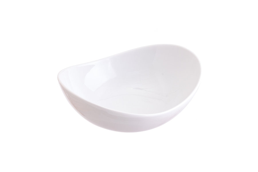 Saladeira Porcelana Gondola Branca 17.5x13.7cm