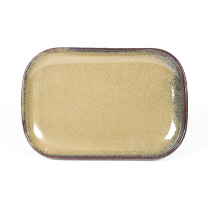 Travessa Retangular 35x24cm Organic Castanho