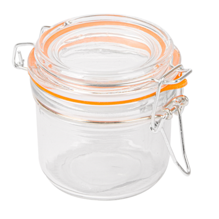 Frasco 20cl Vidro c/Fecho Clip