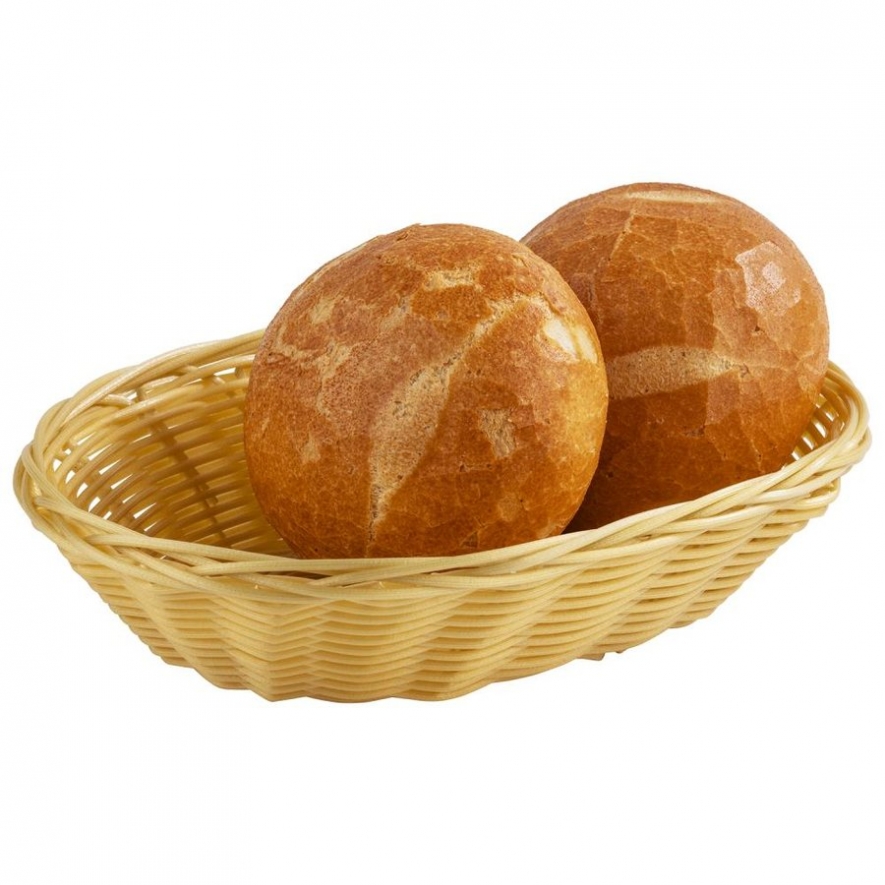 Cesto P�o Oval 23cm Plast.