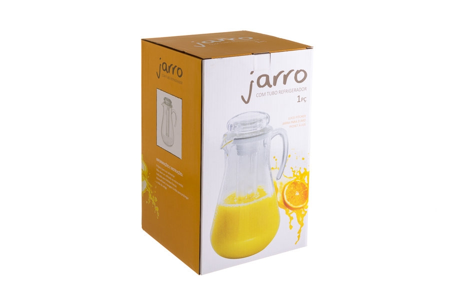 Jarro Acr�lico 3L c/Tubo Refrigerador