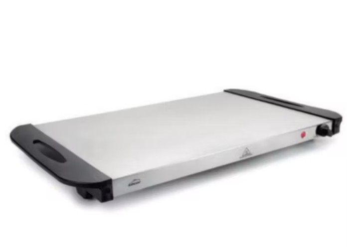 Placa El�ctrica de Aquecimento Inox 37.7x21cms