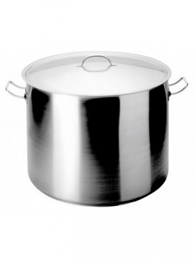 Panela Alta 24cm 10.8L Inox Industrial