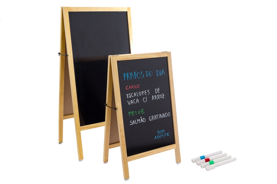 Placard Menu 2 Frentes 120x60cm