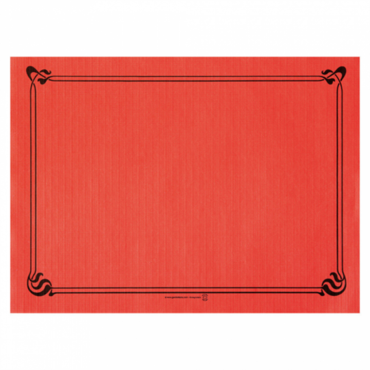 Toalhete Papel 31x43cm Vermelho