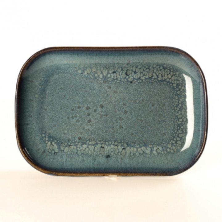 Travessa Retangular 29x19cm Organic Indico