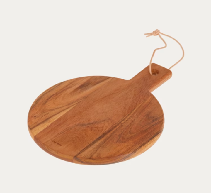 Tabua Madeira Redonda c/Canal c/Pega 39.5cm