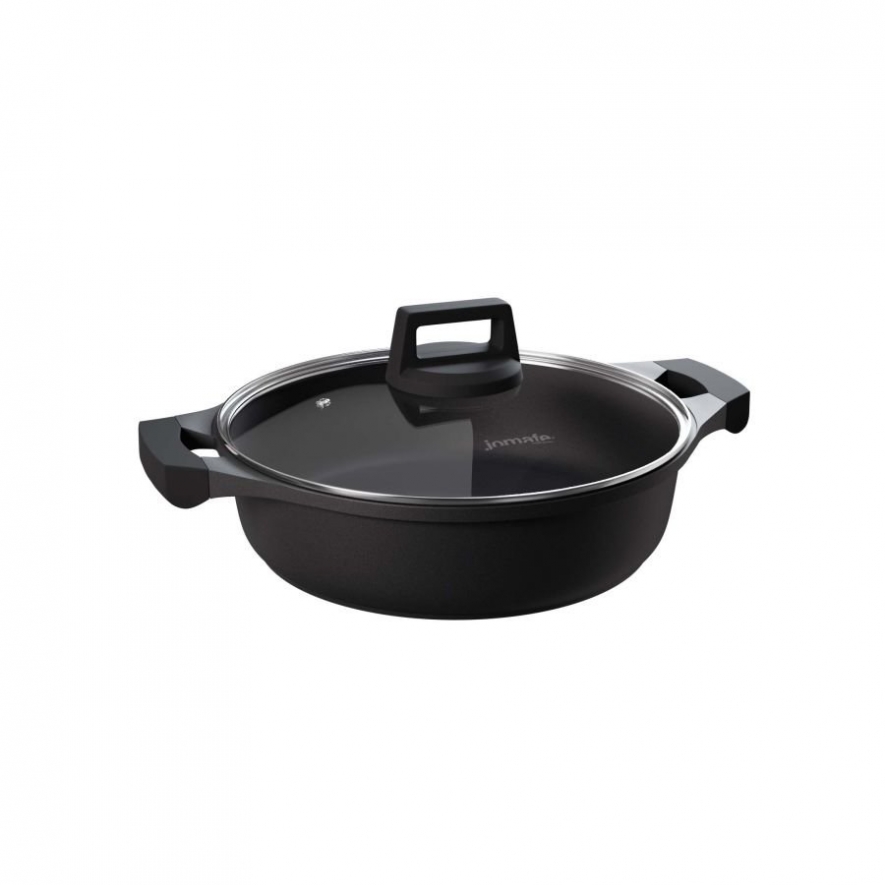 Ca�arola Baixa T/Vidro 30cm Biocook