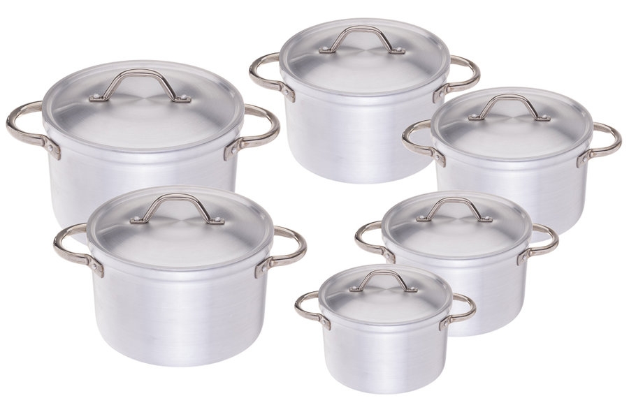 Ca�arola Alta Aluminio Prof. 15L 33x20cm