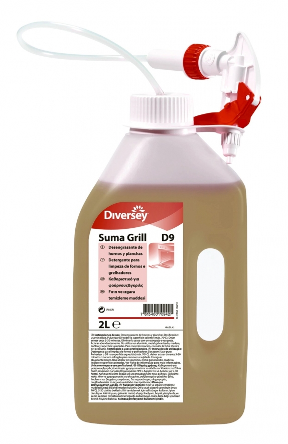 SUMA Bilha de 2 Litros Desengordurante Grill D9