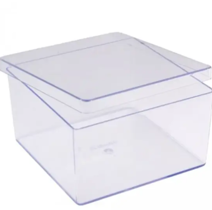 MANI Caixa Bolos Quadrada Cristal Q-250100