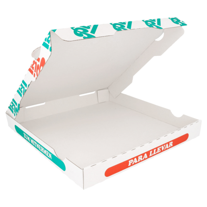 Caixa Pizza 29x29x3.5cm Micro Branca