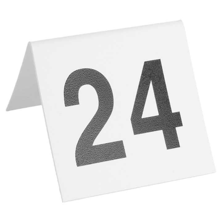 Numerador Mesa de 1 a 25 PVC Branco