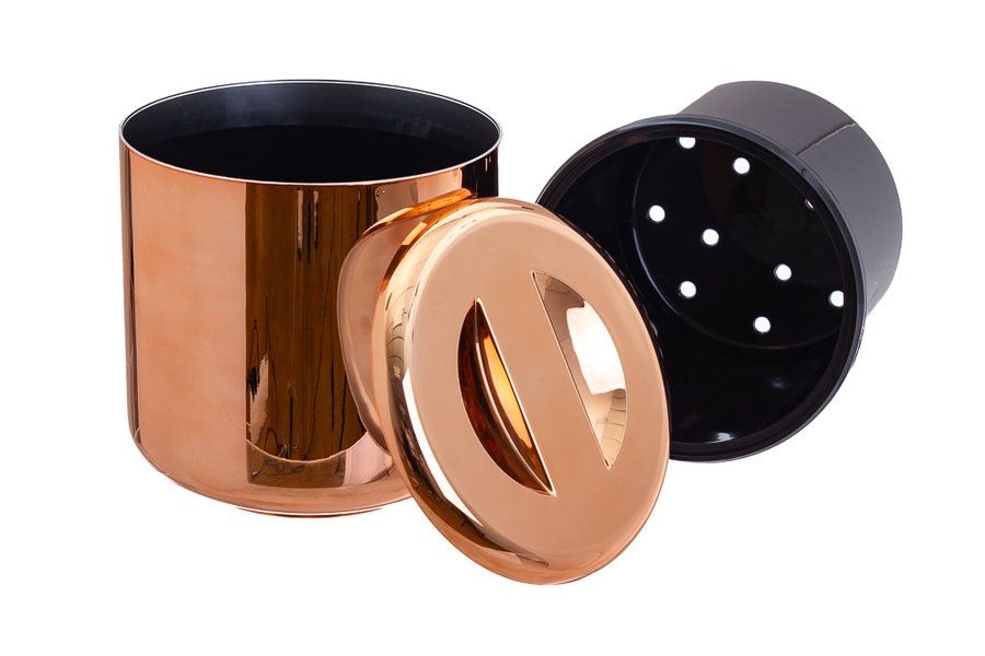 Balde Gelo Cor Cobre ABS 20cm