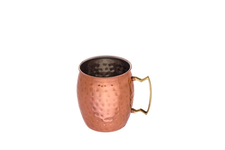 Caneca Cerveja Inox 40cl Rev. a Cobre