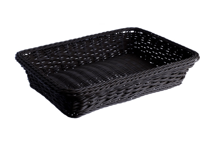 Cesto Ret. 1/1 PP Preto 53x32.5x9cm
