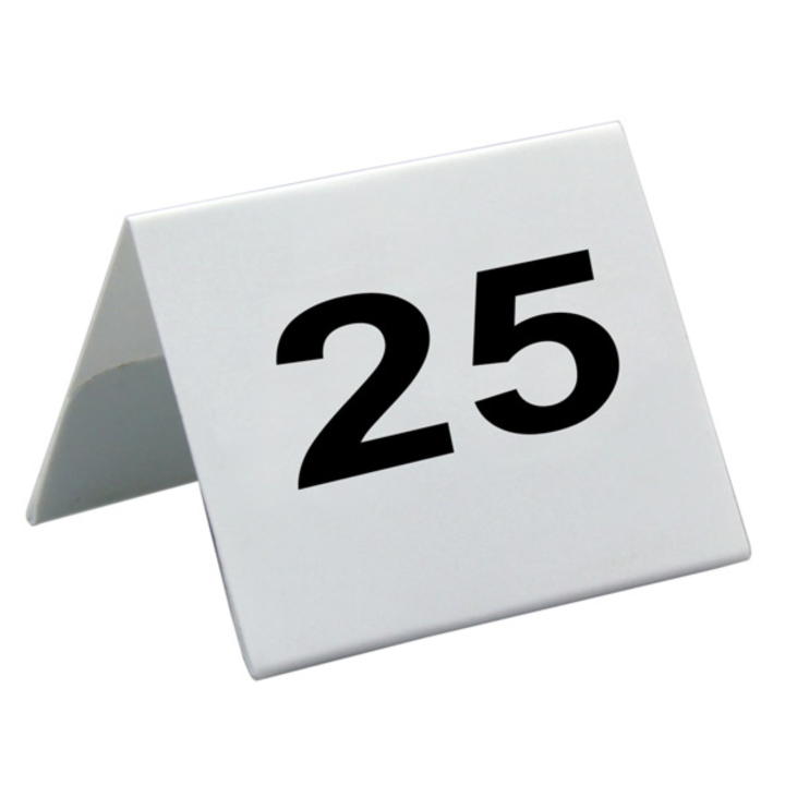 Numerador de Mesa 25 a 50 PVC