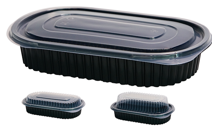 Caixa Oval Preto PP M-8000