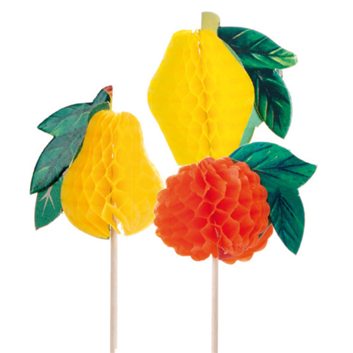 Palito Decorativo Cocktail Frutos