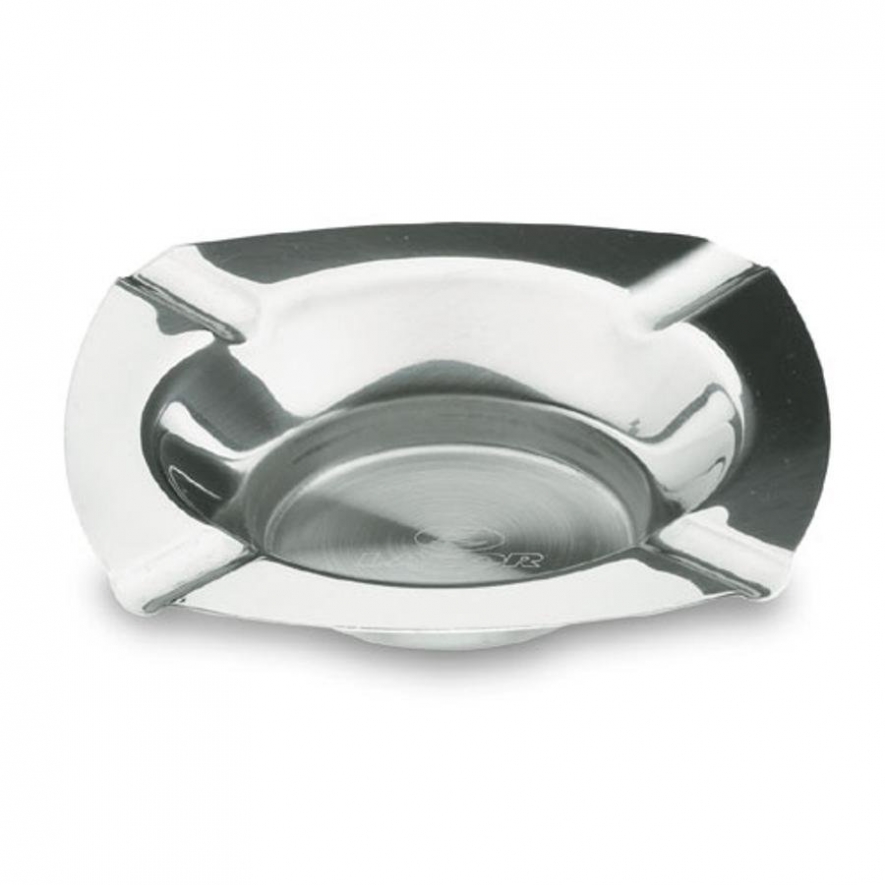 Cinzeiro Quadrado Inox 11cms