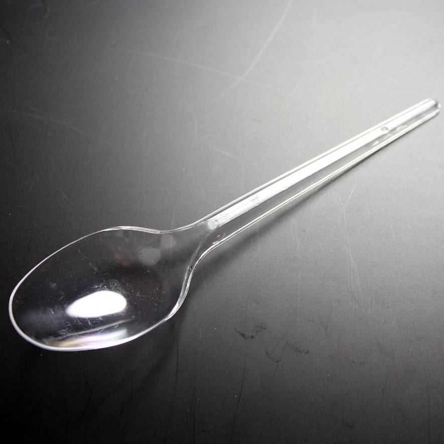 Colher PC Transparente 33cm