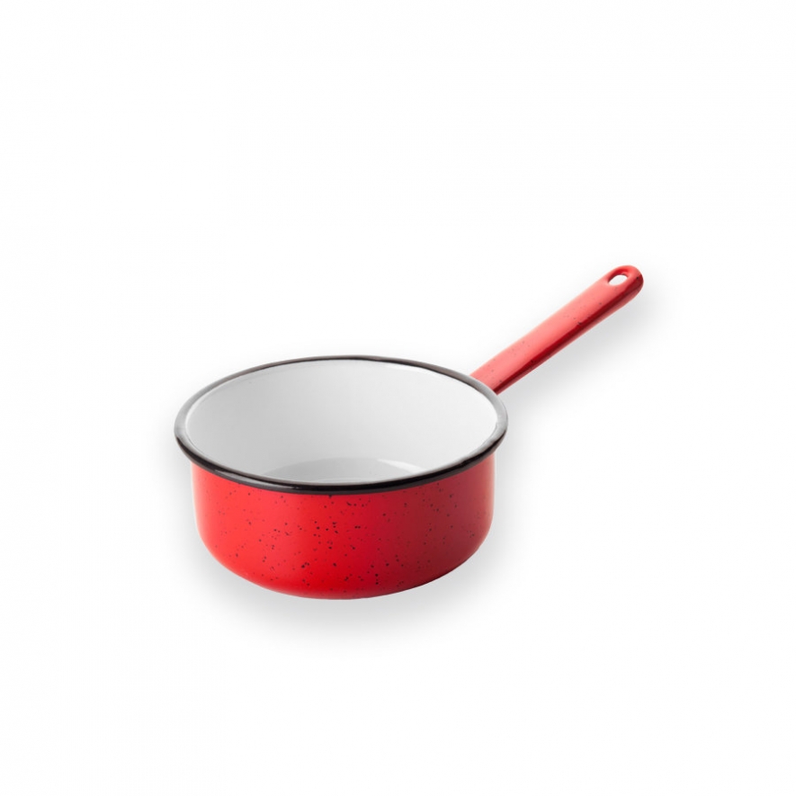 Ca�arola c/Cabo 14cm Vermelho