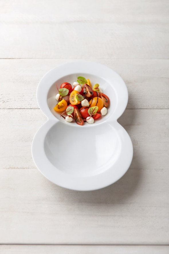 Eclipse Branco Prato Fundo Duplo 32cm