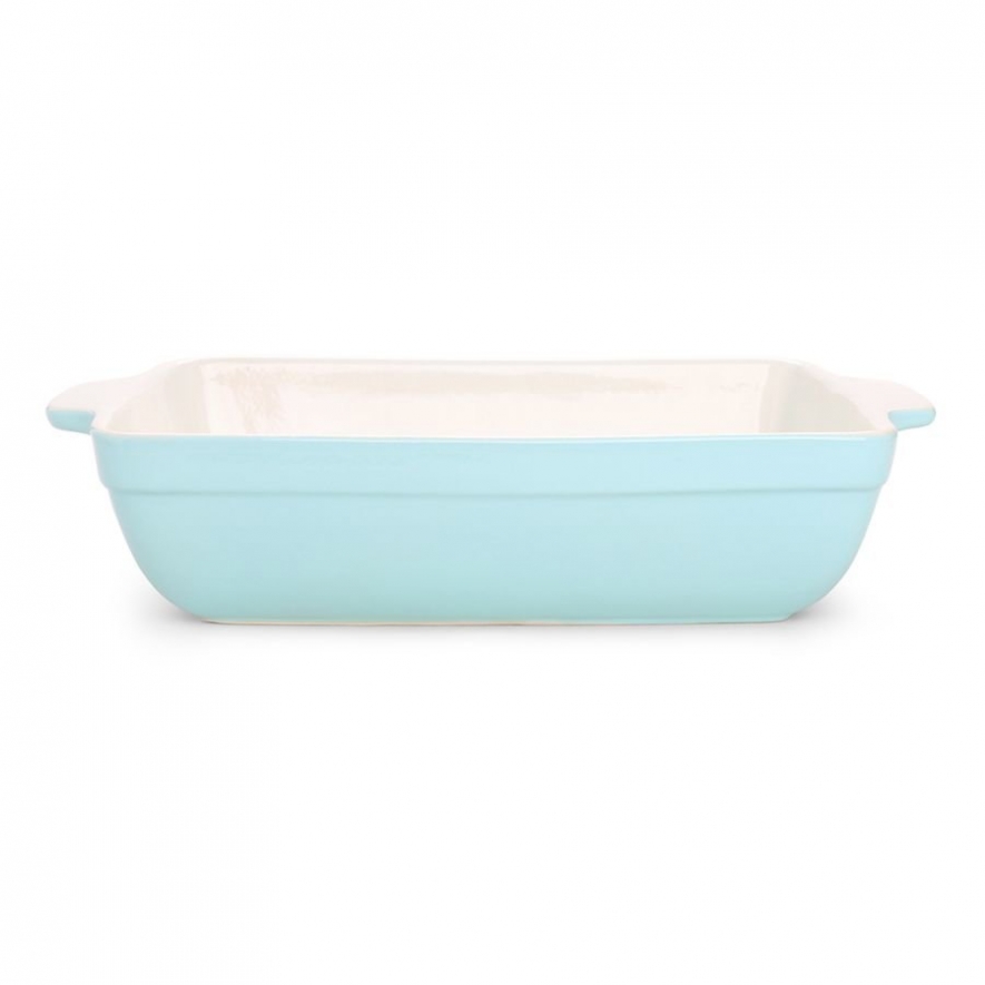 Assadeira Retangular 32cm Classic Ceramics Azul