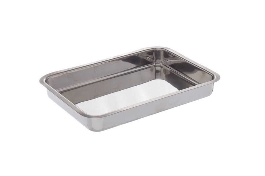 Tabuleiro Inox 45x33x6.5cm