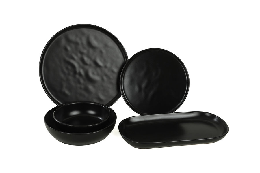 Ephesus Prato Raso 28cm Preto
