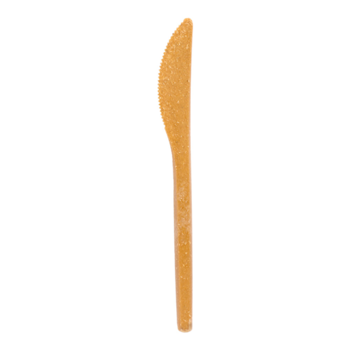 Faca 17cm Natural Fibra Madeira