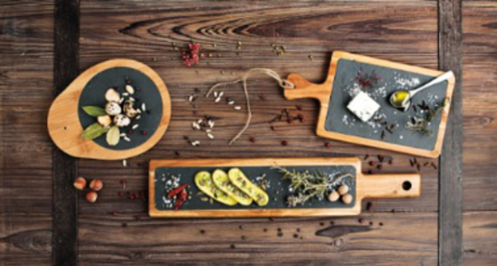 T�bua Retangular Mad.+Ard�sia 55x12cm