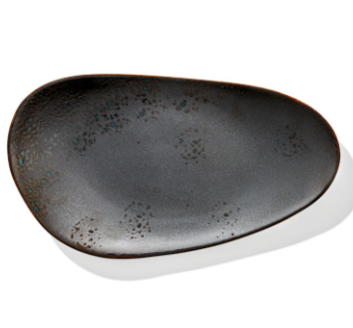 Travessa Irregular 33x19cm Oxidum Blue Qualitat