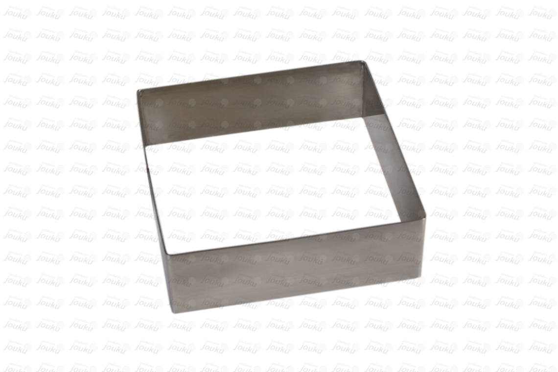 Aro Quadrado Inox 10x10x4cm