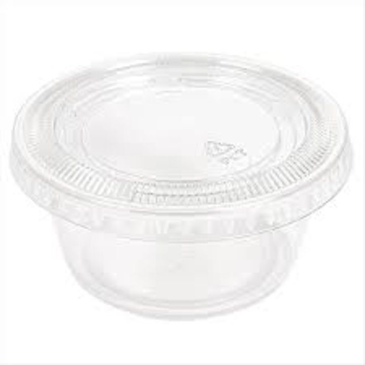 Tampa Copo p/Molhos 60ml Transp. (100)