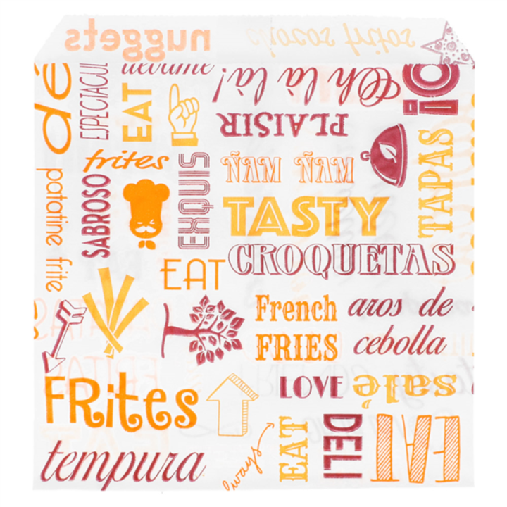 Saco Batata Frita 12x12cm 'Parole'