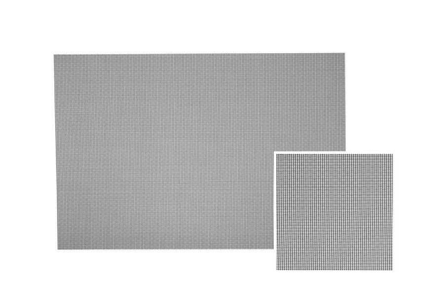 Toalhete 45x30cm Preto/Prata PVC