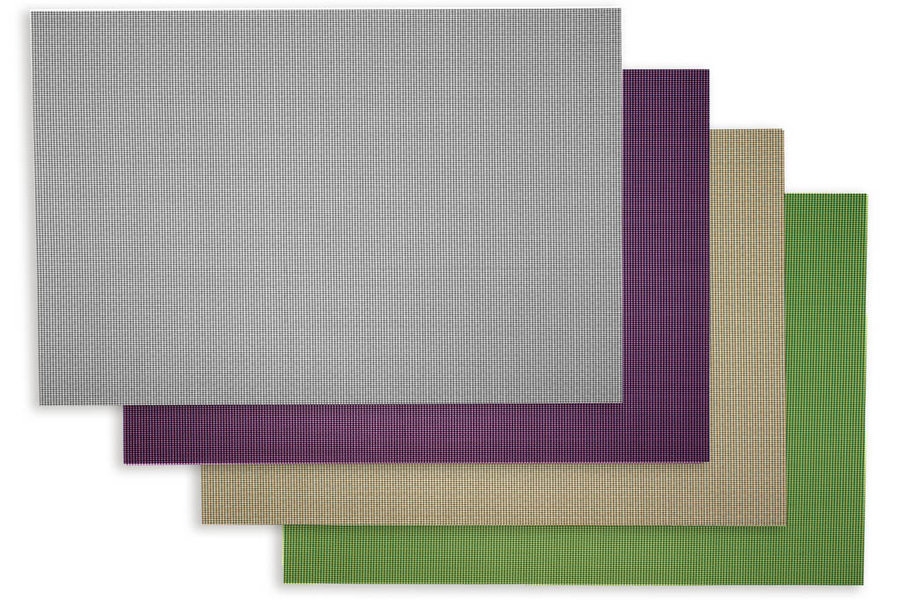 Toalhete 45x30cm Preto/Prata PVC