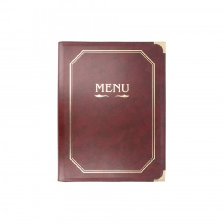 Capa para Ementa A5 Bordeaux