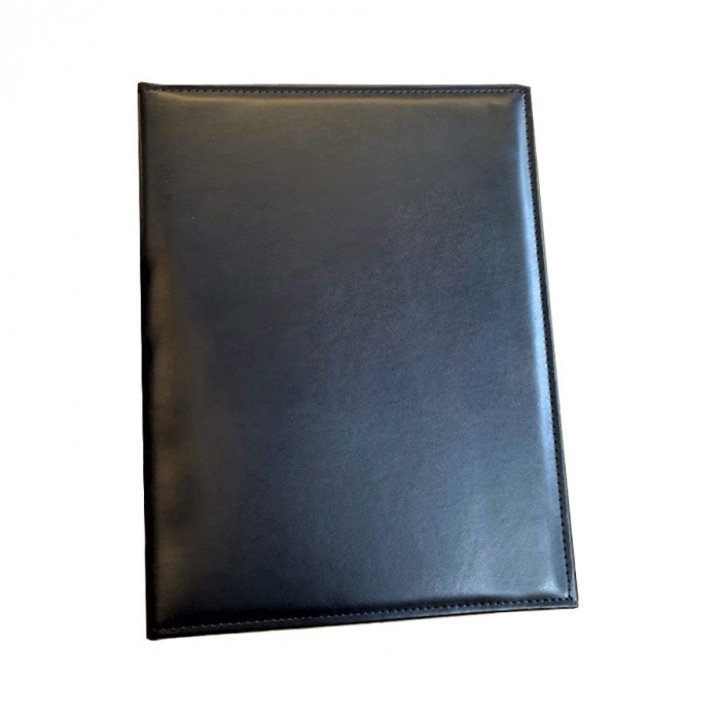 Ementa A4 em Polipele Preta