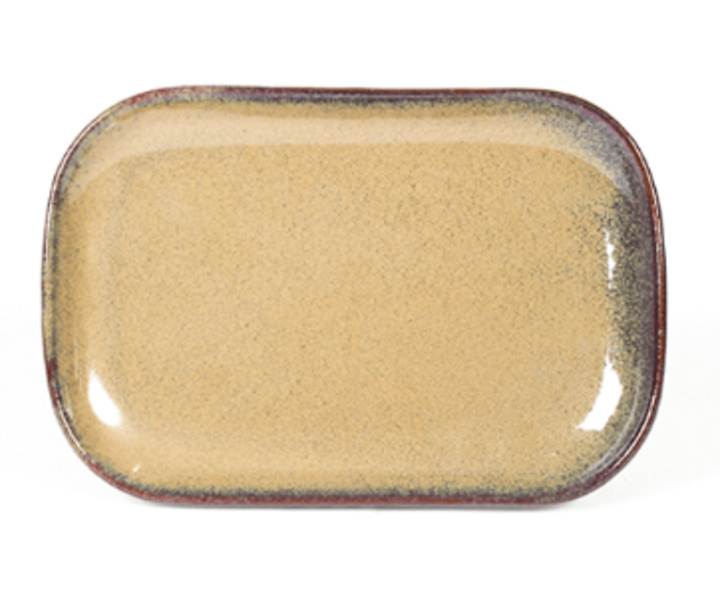 Travessa Retangular 29x19cm Organic Castanho
