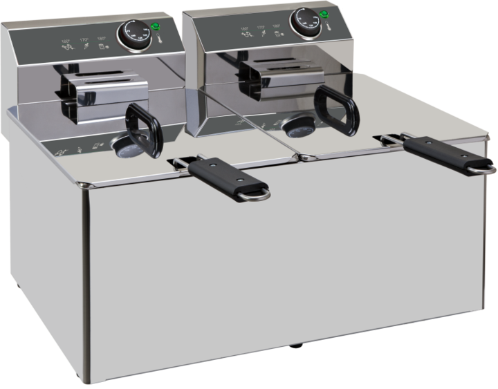 Fritadeira dupla de bancada 7+7L