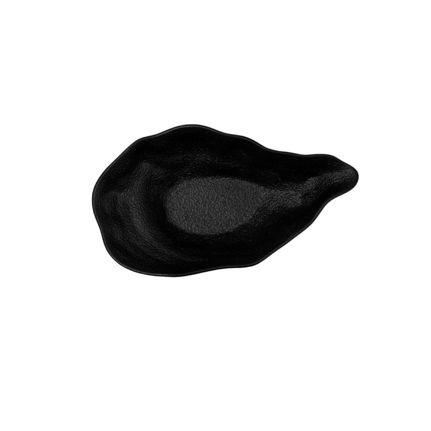 Saladeira Molusco �25.6cm Fosil Preto