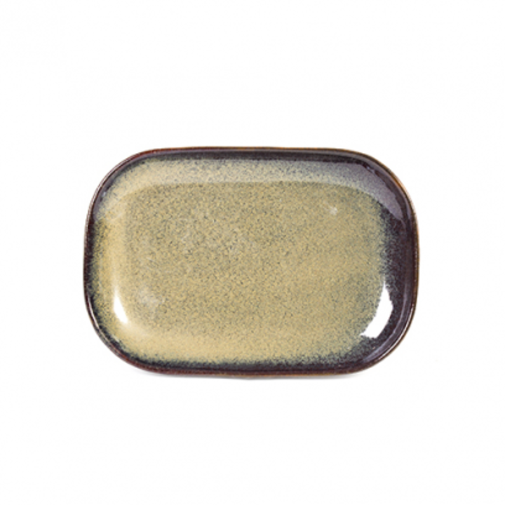 Travessa Retangular 25x17cm Organic Castanho