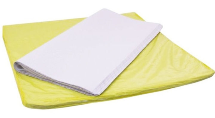 Toalha de Mesa Papel Branco 80x80cm