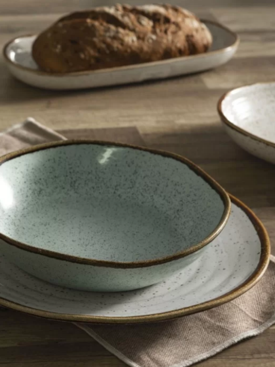 Prato Sobremesa 22cm RUSTIC-BLEND