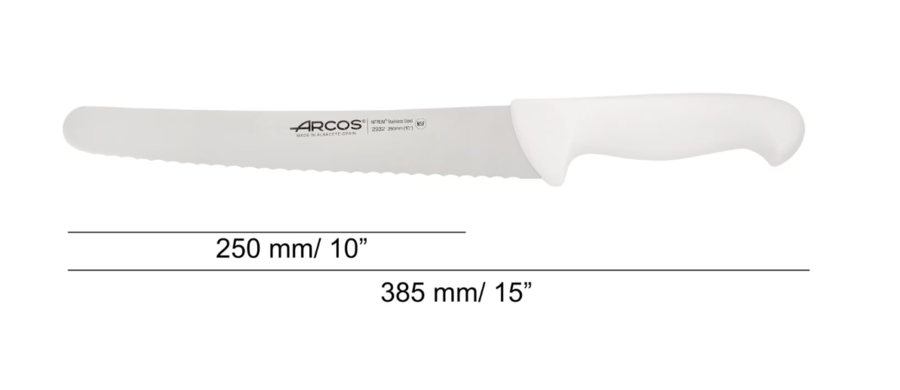 Faca Pao Serrilha 25cm 