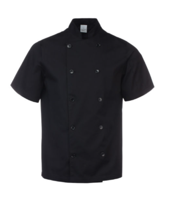 Jaleca Homem m/Curta Preto AVON